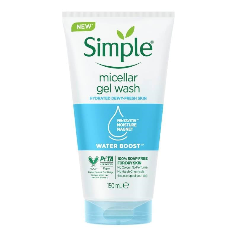 ژل شستشو صورت سیمپل مدل Micellar Gel Wash حجم 150 میلی لیتر