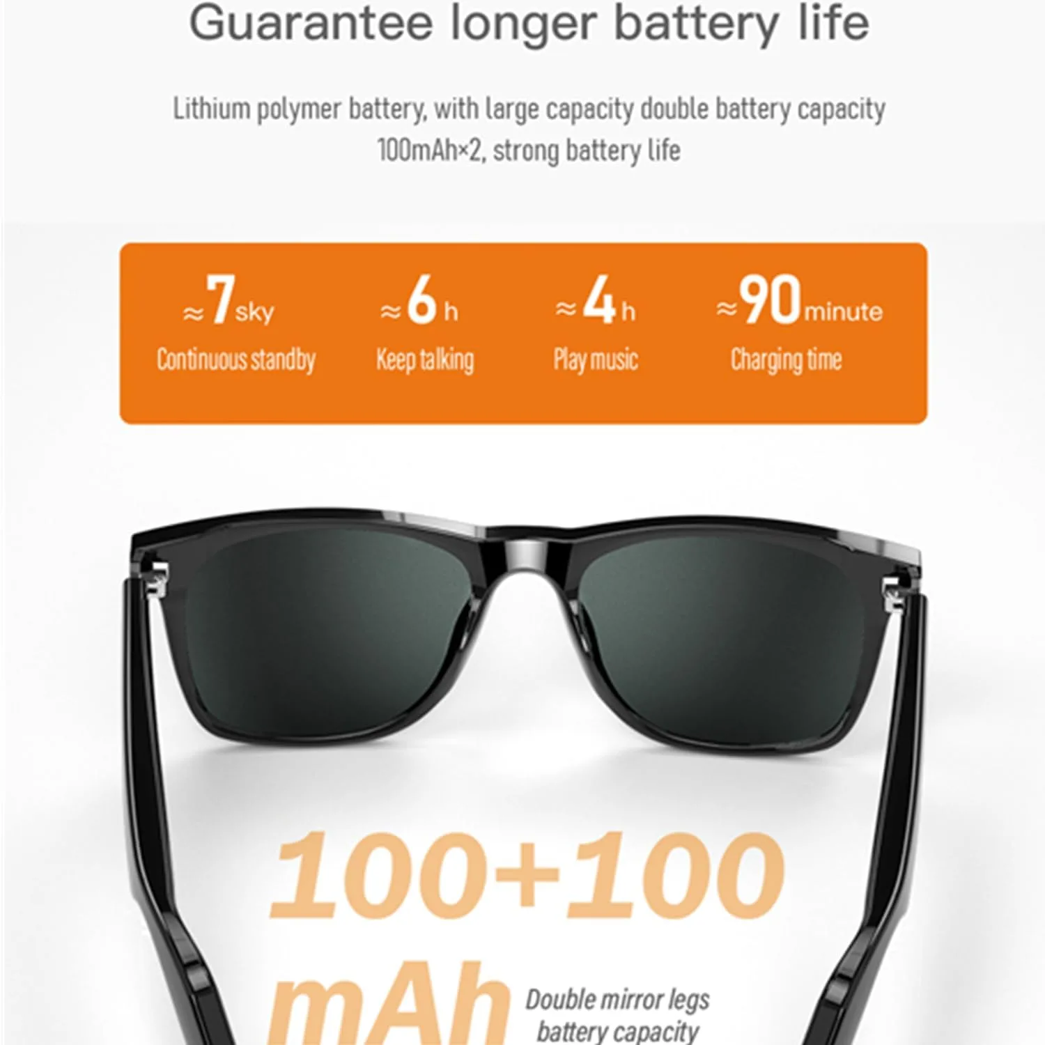عینک هوشمند SMART GLASSES مدل E10 - Image 3