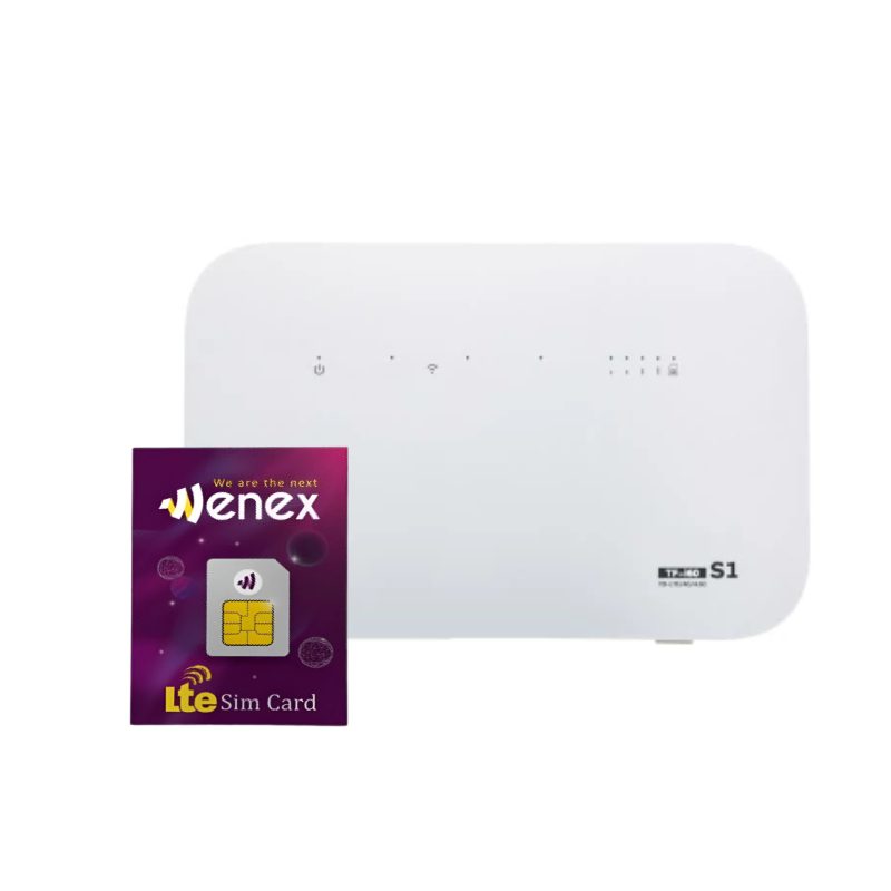 مودم 4G/TD-LTE وینکس مدل TF-I60 S1 به همراه سیم کارت وینکس با 120 گیگ سه ماهه