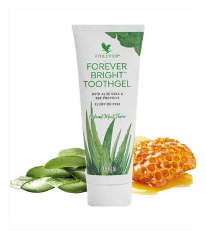 خمیردندان فوراور لیوینگ پروداکتس مدل آلوئه ورا Forever Bright Toothgel