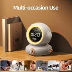 چراغ خواب رومیزی و اسپیکر GROWINER مدل ASTRONAUT WAKEUP LIGHT کد S9 - تصویر 6