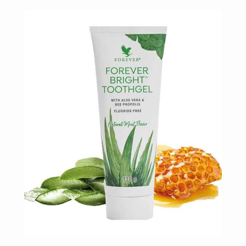 خمیردندان فوراور لیوینگ پروداکتس مدل آلوئه ورا Forever Bright Toothgel