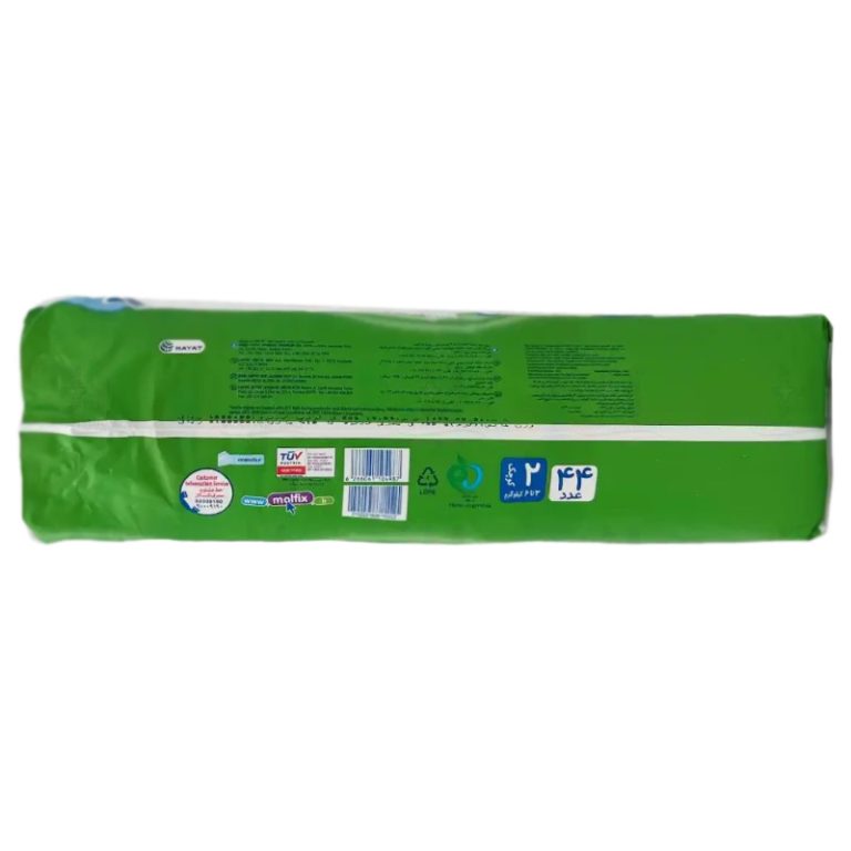 پوشک کودک مولفیکس مدل چسبی سایز 2 بسته 44 عددی