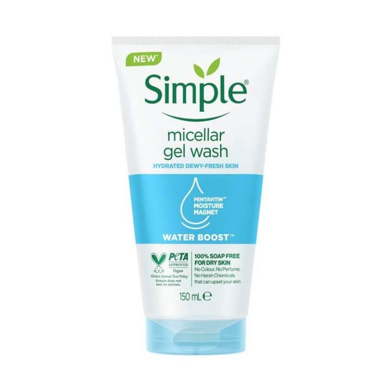 ژل شستشو صورت سیمپل مدل purifying gel wash پوست چرب و مختلط حجم 150 میلی لیتر